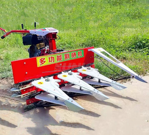 Trattore ambulante chili mietitore/verde pepe stelo cutter mietitore mietitore mietitore macchina usata motore diesel azionata - Product Image 5