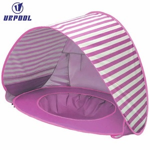 Carpa de Playa para Bebés, Toldo de Playa Portátil, Carpa Emergente con Piscina, Protección UV UPF 50+, Refugio Solar para Bebés - Product Image 2