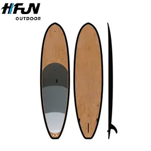 292 см aufblasbar деревянный цвет двойной слой материала серфинг SUP педаль доска