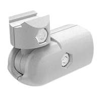 Accesorios de línea de montaje de tubería magra de aluminio de tercera generación, Conector de aluminio de 180 grados, tipo exterior de junta