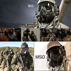 Écran facial de protection complet pour les jeux tactiques en plein air Certifié CE <span class=keywords><strong>Masque</strong></span> profilé de paintball coupe-vent - Product Image 5