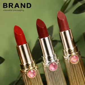 Private Label Luxury Lip Gloss Container <b>Customized</b> Golden Mirror Shine Long Lasting <b>Lipstick</b> for Party Makeup - Product Image 5