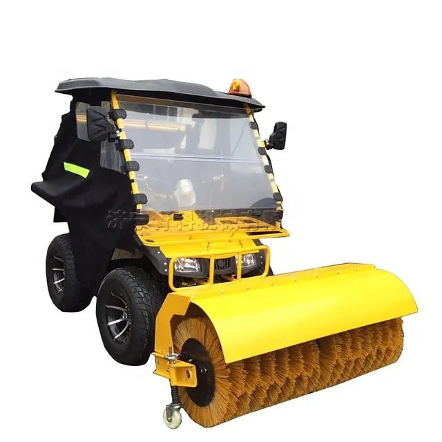 Small snow sweeper Multifunctional snow remover Driving style snow plow