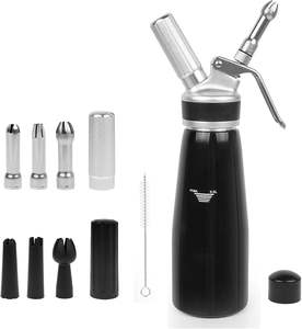 Yuou Nuevo Estilo Dispensador de Aluminio Ecológico y Funcional de 500ML para Cargadores de Crema, Herramienta para Máquina de Crema y Postres - Product Image 1