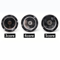 Senter IR Manta Ray WF-502B-IR 850nm/940nm 3/4/5 Core LED IP65 Tahan Air Paduan Aluminium Dapat Diisi Ulang untuk Penggunaan Darurat