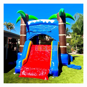 Tobogán Acuático Inflable Comercial, Castillo Hinchable Combinado con Piscina de Pelotas <span class=keywords><strong>para</strong></span> Fiestas Infantiles - Product Image 5