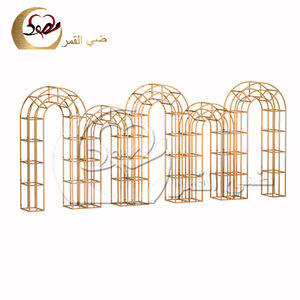 Arco Decorativo de Lujo en Acero Inoxidable Plateado, Romántico y Elegante, Fácil de Instalar, para Bodas y Eventos - Product Image 6