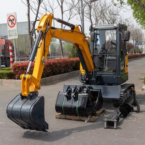 Mini Escavatore Cingolato da 3,5 Tonnellate, Micro Escavatore Idraulico per Agricoltura, Ingegneria e Parchi, Piccolo Escavatore in <span class=keywords><strong>Vendita</strong></span> - Product Image 1