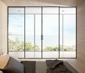 <span class=keywords><strong>Puertas</strong></span> Corredizas de Aleación de Aluminio Insonorizadas e Impermeables de Estilo Posmoderno <span class=keywords><strong>para</strong></span> Dormitorio, Cocina, Baño y Uso en Exteriores - Product Image 1