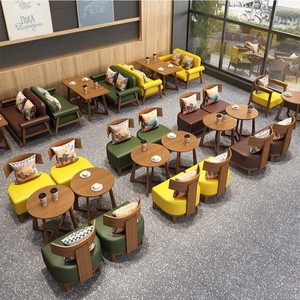 Ensembles de mobilier de restaurant modernes, banquettes de restaurant, canapé confortable avec cadre en bois massif, restaurant - Product Image 3