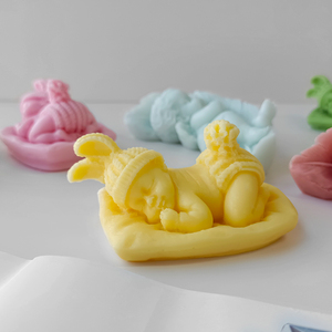 Ornements de maison sommeil <span class=keywords><strong>ange</strong></span> parfumé silicone bougie <span class=keywords><strong>moule</strong></span> mignon enfants <span class=keywords><strong>ange</strong></span> plâtre goutte à goutte silicone <span class=keywords><strong>moule</strong></span> - Product Image 3