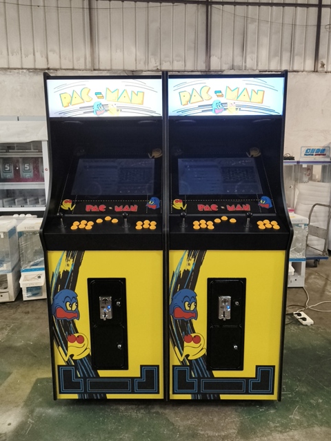 Pac-Man Upright Arcade Game Machine 2-Player Classic Coin Operated Retro Arcade Cabinet with Multi-Game Board
