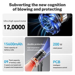 Chuyên Nghiệp Mini 100000 Rpm Tốc Độ Cao Ion Thổi Máy Sấy Nhanh Khô Không Dây Máy Sấy Tóc Với Khuếch Tán - Product Image 3