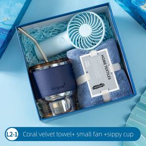 Cadeaux d'anniversaire pour femmes tasse à café lait Couple drôle saint valentin coffret cadeau ensemble avec café thé tasse cahier parapluie <span class=keywords><strong>serviette</strong></span> - Product Image 4