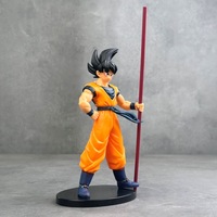 Figurine Anime DBZ Goku avec Bâton de Puissance, Édition 20ème Anniversaire, Modèle PVC, Jouet en Boîte, Cadeau pour les Fans de Manga et de Collection