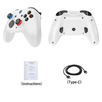 Control de Juego Inalámbrico BT TGZ T-S102 de Alta Calidad, Botón Turbo, Giroscopio de Seis Ejes, Programación Personalizada, Compatible con PC, Android, IOS