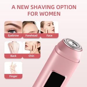 Rasoir électrique pour femme H2, tondeuse bikini rechargeable, étanche IPX7, double tête pour l'épilation pubienne - Product Image 4