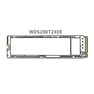 SSD BLACK SN850X 2TB - WDS200T2X0E, Tanpa Heatsink - Product Image 1