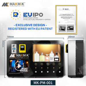 Máquina Expendedora de Perfumes de Pared para Países Bajos, 5 Boquillas, OEM ODM, Pantalla Táctil, Acepta Tarjetas y Monedas, 1 Año de Garantía, Ideal para Emprendedores - Product Image 2