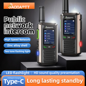 Radio GaodaPTT K11 4G con Tarjeta SIM, Alcance Ilimitado, Push to Talk, Walkie Talkie Global 4G LTE PoC - Product Image 1