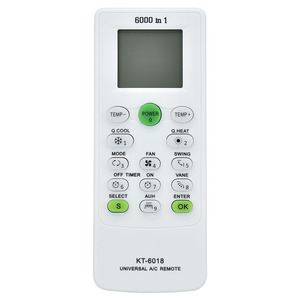 รีโมทคอนโทรลแอร์ยูนิเวอร์แซล KT-6018 สำหรับ Aux/Carrier/Changhong/Chigo/ForDaikin/Gree /Haier /Hisense - Product Image 2