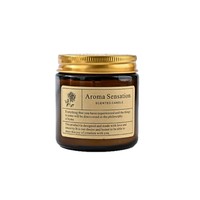 Grande boîte de couvercle de bougie votive d'aromathérapie de marque privée faite à la main, parfumée noire, barres de cire de soja de Pâques écologiques