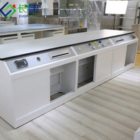 Table de fonctionnement adaptée aux besoins du client de banc de meubles de laboratoire chimique de niveau élevé pour le laboratoire