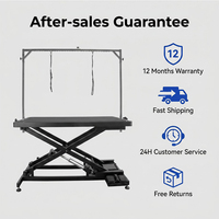 AP-808P Elektrischer Hundepflegetisch mit Lift und Pflegearm Elektrischer Tierpflegetisch Hundetisch für Pflegesalon