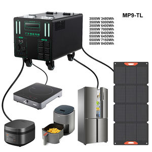 Station d'alimentation portable LiFePO4 à onde sinusoïdale pure 5 AC220V50Hz 800W, entrée/sortie solaire DC XT90 Type-C65W, 4000+ cycles - Product Image 2