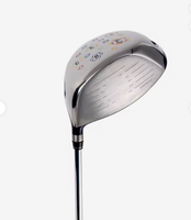 Driver de golf pour droitier, manche en acier inoxydable usiné CNC, poignée en caoutchouc