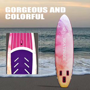 กระดานแพดเดิลบอร์ดเป่าลม Skatinger All-Round ขนาด 11'x33''x6'' พร้อมครีบถอดได้ 3 ชิ้น ผลิตจากวัสดุ Drop Stitch สำหรับการผจญภัย <span class=keywords><strong>SUP</strong></span> - Product Image 3