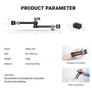 Soporte para Cámara de Reposacabezas de Coche YUANYUJINGMI, Brazo Mágico Giratorio de 360 Grados, Soporte Metálico Duradero de Alta Calidad, Compatible con <span class=keywords><strong>iPhone</strong></span> para Conductor - Product Image 6