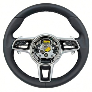 Volante de Cuero Personalizado Retrofit para Boxster Taycan <span class=keywords><strong>Carrera</strong></span> <span class=keywords><strong>GT</strong></span> 912 914 918 <span class=keywords><strong>924</strong></span> 928 930 959 968 - Product Image 3