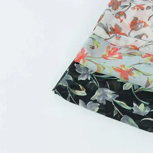 Hot Selling Company Chiffon Fabric Silk Pacific Islander Chiffon Printed Fabric for Women for Cloth for Garment