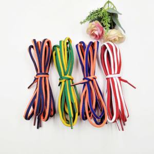 Tali Sepatu Oval Poliester 8 MM Warna-warni dengan Sampel Gratis, Tali Sepatu Super Awet - Product Image 3