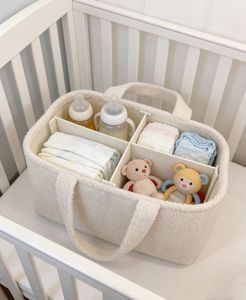 Bolsa de Pañales de Fieltro Personalizada de Nuevo Diseño, Regalos <span class=keywords><strong>para</strong></span> Bebés, Material de Felpa de Peluche, Bolsa de Guardería <span class=keywords><strong>para</strong></span> Compras <span class=keywords><strong>y</strong></span> Viajes - Product Image 1