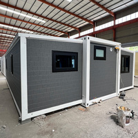 Maison préfabriquée extensible en conteneur, unité de logement temporaire modulaire pour les événements sportifs, les villages, les écoles, les appartements et les hôtels