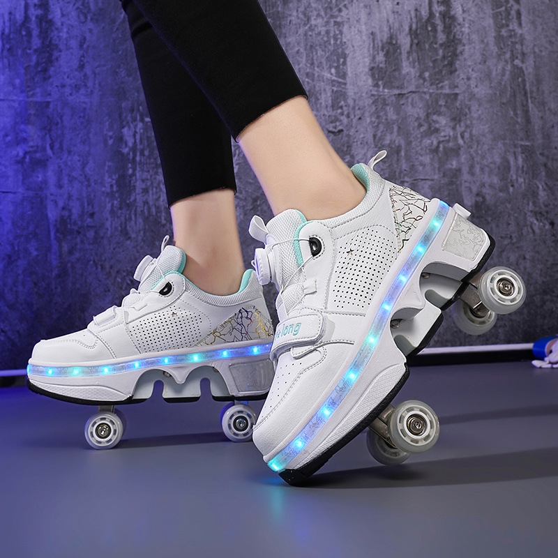 238 White Four-Wheel Retractable