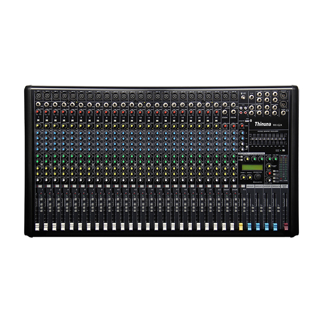 Thinuna MX-G24 High Quality Digital Mixing Console Pa Speaker System Professional Mixer 24 Channels Digital Audio Mixers