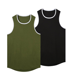 Moisture-Wicking Stretchy Bodybuilding Top Workout Shirt Sleeveless Shirt <b>For</b> <b>Men</b> <b>Singlets</b> - Product Image 5