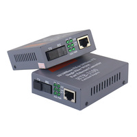 Convertisseur de média Ethernet rapide NetLINK HTB 3100AB 10/100M monomode monofibre FTTH SC avec transceiver à fibre optique