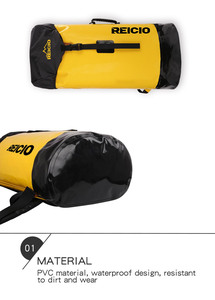 Sac à dos jaune multifonctionnel pour l'extérieur, imperméable, à épaule, pour le <span class=keywords><strong>camping</strong></span>, l'escalade, 40l - Product Image 4
