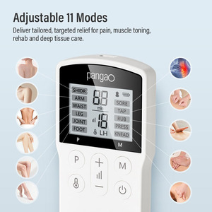 Appareil de physiothérapie médicale, stimulateur musculaire, appareil de soulagement de la douleur, <span class=keywords><strong>unit</strong></span>é EMS <span class=keywords><strong>TENS</strong></span> avec électrodes chauffantes - Product Image 2