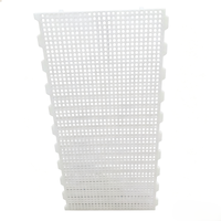 Planchers en plastique à lattes pour volailles, poulets, canards, bétail, panneaux grillagés durables, faciles à nettoyer, sur mesure