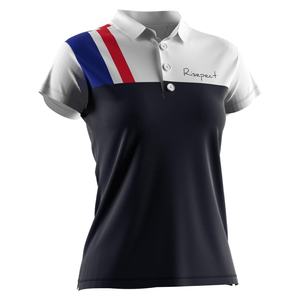 Polo de Golf para Mujer, Manga Corta, Diseño Color Block, Secado Rápido, Ropa Deportiva Ligera de Poliéster, Top Deportivo para Campo - Product Image 5
