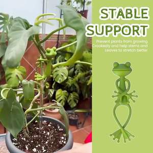Support de plante réutilisable en forme de L avec support flexible réglable pour câbles, fils, vignes de jardin, fleurs et légumes - Product Image 3