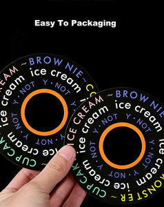 Bandeja de aperitivos impermeable personalizado impreso contenedor creativo caja de helado congelado bandeja de papel de paleta caja de embalaje sin pegamento - Product Image 6