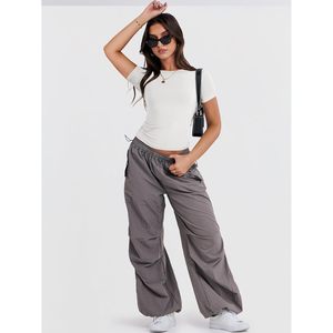 T-shirt à manches courtes pour femme FOXA, col rond, coupe ajustée, t-shirt basique, longueur normale, 100% coton, tissu jersey respirant - Product Image 3