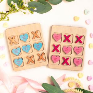 <b>Valentines</b> Day <b>Gift</b> for Kids Tic Tac Toe Game - Product Image 2