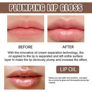 OEM Vegan Collagen Lip Plumper Huyết Thanh Ngay Lập Tức Volumizing Sửa Chữa Giữ Ẩm Chăm Sóc Môi Chống-Chapping Chăm Sóc Môi Lỏng Plumping - Product Image 5